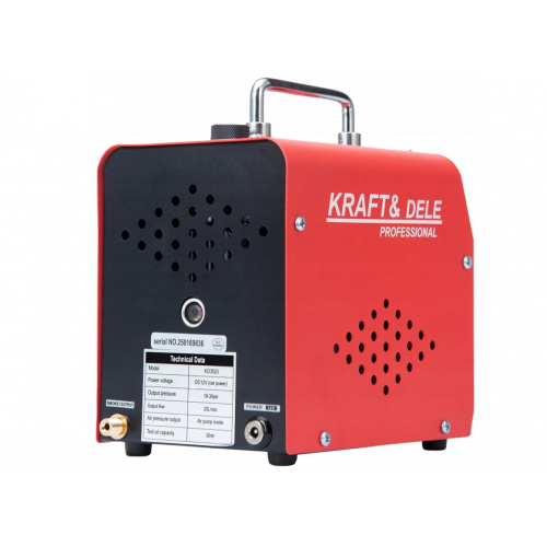 Дымогенератор для проверки герметичности и система 12в 20л/мин 30мл от Kraft&Dele (KD3523)