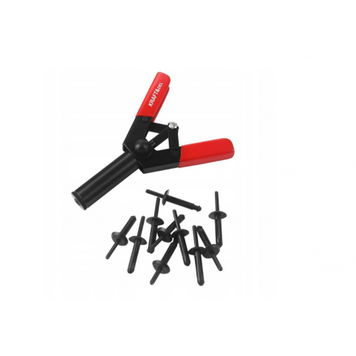 Kniedētājs plastmasas kniedēm 41 elements 165 mm no Kraft&Dele (KD3577)