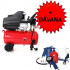 Eļļas kompresors 3,8 ZS 24L 300L 9 BAR Kraft&dele (KD400)