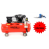 Gaisa kompresors 100L, 3.8 z.s + digitāla gaisa pistole Kraft&Dele (KD402)