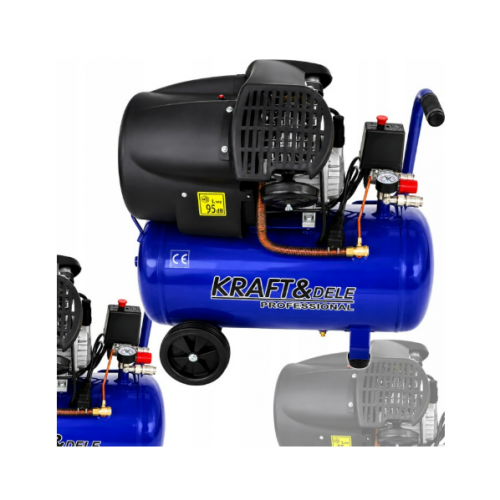 Gaisa eļļas kompresors 50L 3,5KW 4.7ZS 380L/min 8BAR 230V no Kraft&dele (KD4049)