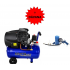 Gaisa eļļas kompresors 50L 3,5KW 4.7ZS 380L/min 8BAR 230V no Kraft&dele (KD4049)