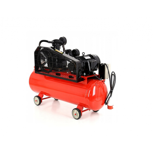Eļļas kompresors 100l 8 bāri 5,6 ZS 3 virzuļi 400V separators  no Kraft&Dele (KD405)