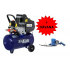 Gaisa kompresors 24L 220/230V 2.8KW 3.8ZS 2880RPM + digitāla gaisa pistole Kraft&dele (KD4050)