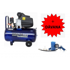 Eļļas kompresors gaisa kompresors 50l 230v 2.8kw/3.8km 8bar 2880rpm (KD4051) 