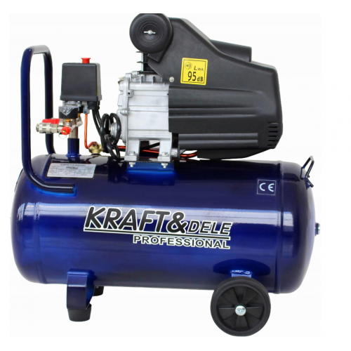 Eļļas kompresors gaisa kompresors 50l 230v 2.8kw/3.8km 8bar 2880rpm (KD4051) 