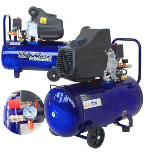 Eļļas kompresors gaisa kompresors 50l 230v 2.8kw/3.8km 8bar 2880rpm (KD4051) 