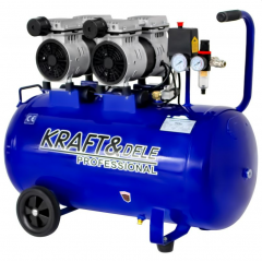 Bezeļļas gaisa kompresors 100L 2x1500W 582L/min 8 BAR Kraft&dele (KD4053)