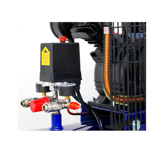 Eļļas kompresors, gaisa kompresors 100L 3.4kW 400V trīsfāžu no Kraft&Dele (KD4055)