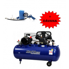Bezeļļas kompresors 300L 400V 3 virzuļi 1460L/min + digitāla gaisa pistole Kraft&dele (KD4057)