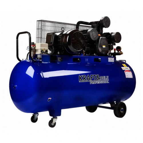 Bezeļļas kompresors 300L 400V 3 virzuļi 1460L/min  Kraft&dele (KD4057)