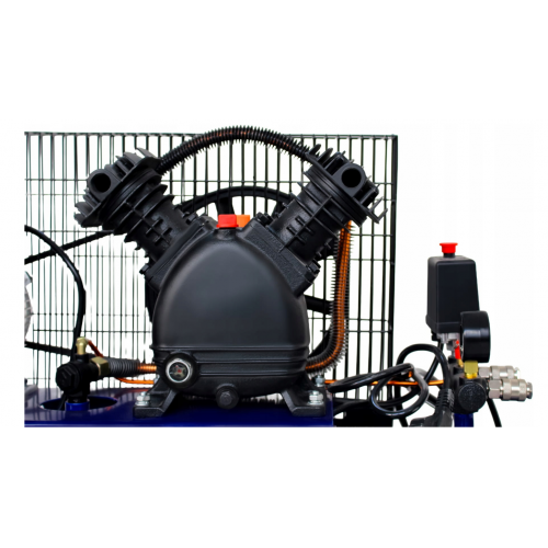 Eļļas kompresors, divu virzuļu, 100 l, 2800 W, 220/230 V, 8 bāri. no Kraft&Dele (KD4058)