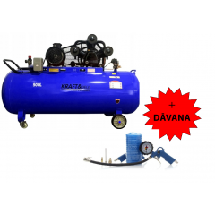Eļļas kompresors 500L, 8 bar, 400V ar 3 virzuļu Kraft&dele (KD4062)