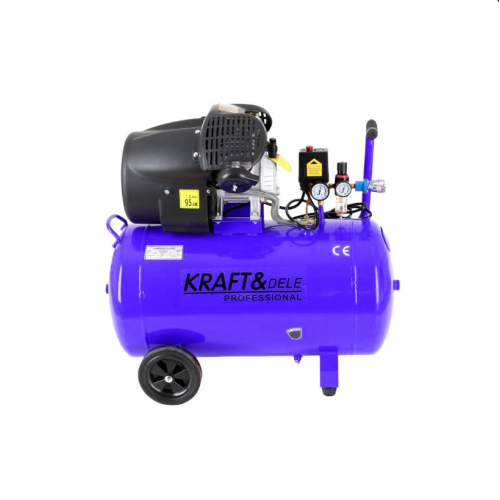 Eļļas kompresors 100l, 2 virzuļi, 3 kW no Kraft&Dele (KD4065)