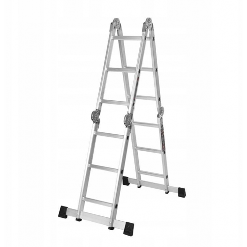 Alumīnija kāpnes ar platformu 4x3 / 346 cm no Kraft&Dele  (KD4070)