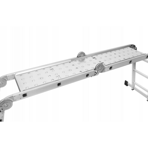 Alumīnija kāpnes ar platformu 4x3 / 346 cm no Kraft&Dele  (KD4070)