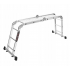 Alumīnija kāpnes ar platformu 4x3 / 346 cm no Kraft&Dele  (KD4070)