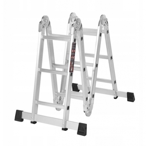 Alumīnija kāpnes ar platformu 4x3 / 346 cm no Kraft&Dele  (KD4070)