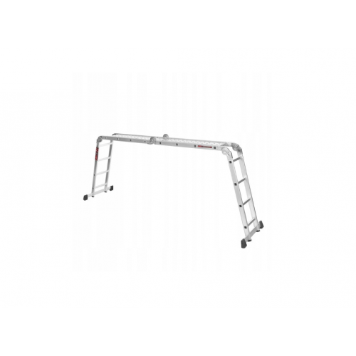 Daudzfunkcionālas salokāmas alumīnija šarnīrveida kāpnes 4x4 460cm no Kraft&Dele (KD4071 )