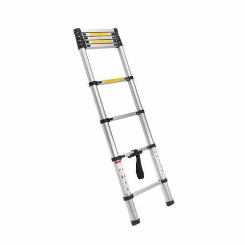 Alumīnija kāpnes, 8 pakāpieni,2,6 m,maksimālais celtspēja 150 kg no Kraft&Dele (KD4072)