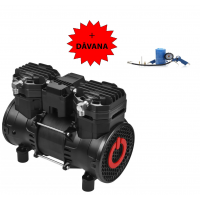 Bez eļļas gaisa kompresors 1390W 2800 apgr./min 8 bār 230 V / 50 Hz no Kraft&dele (KD4076)