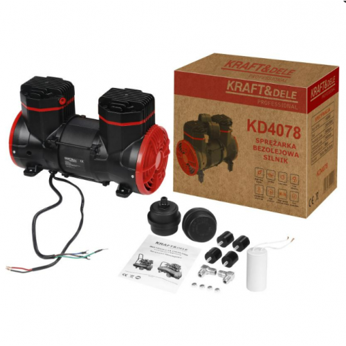 Bez eļļas gaisa kompresors 1500W/	230 V / 50 Hz no Kraft&dele (KD4078)