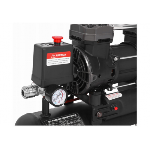 Безмасляный компрессор 9л 8бар + эл. возд. пистолет Kraft&Dele (KD4080)