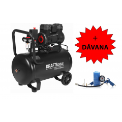 Bezeļas kompresors 50L/2500w/8Bar/290l/min no Kraft&Dele (KD4082)