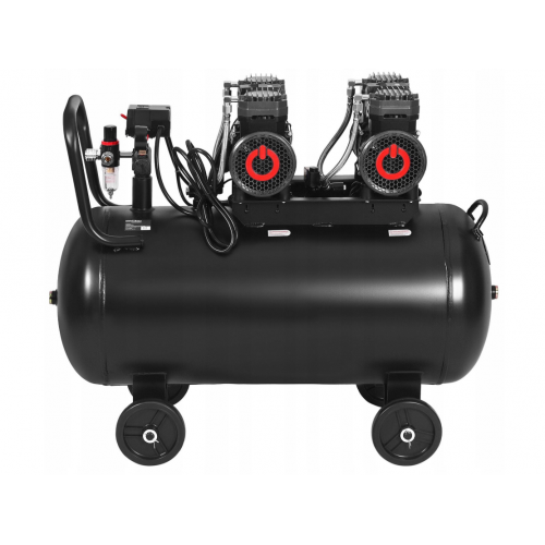 Безмасляный 2-поршневой компрессор 100 л 2x2200 Вт 585 л/мин (KD4083)