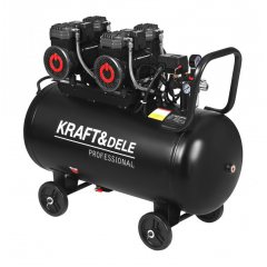 Bezeļļas kompresors 100L 2x2200W, 585l/min(KD4083)