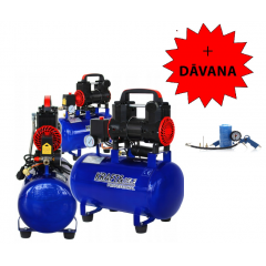 Bez eļļas gaisa kompresors 30L 230V 1500W 285l/min SILENT (KD4091)