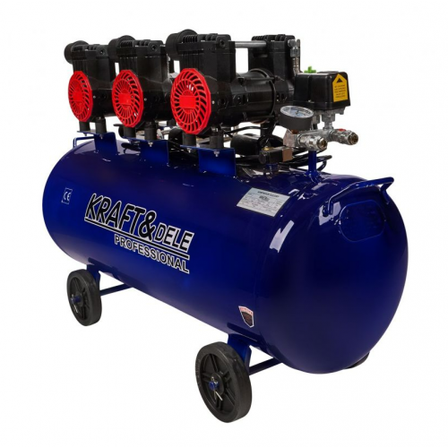 Bezeļļas kompresors 100 l, 230 V, 6000 W, 660 l/min, 6 kW  Kraft&dele (KD4094)