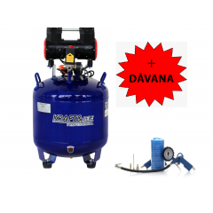 Kompresors bez eļļas,  50 l, 1500 W, 2850 apgr./min., 145 l/min., no Kraftdele (KD4096)