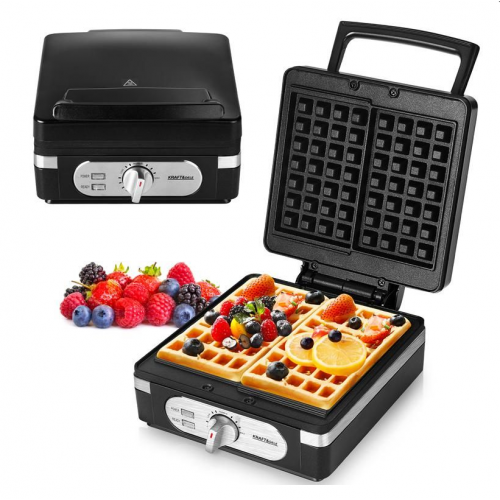 Vafeļu pagatavotājs/panna 2000 W lielām vafelēm no Kraft&Dele (KD4100)