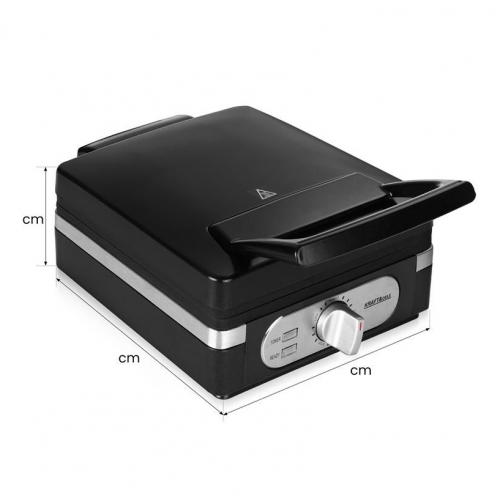 Vafeļu pagatavotājs/panna 2000 W lielām vafelēm no Kraft&Dele (KD4100)