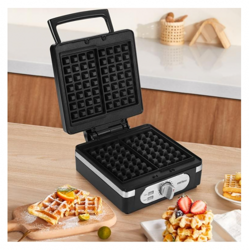 Vafeļu pagatavotājs/panna 2000 W lielām vafelēm no Kraft&Dele (KD4100)