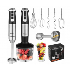 Rokas blenderis 1500W 21 ātrums ar piederumiem no Kraft&dele (KD4110)