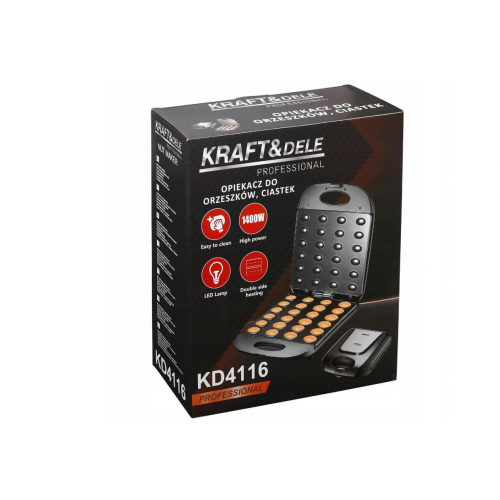 Zemesriekstu formas cepumu pagatavošanas panna - tosteris no Kraft&Dele (KD4116)