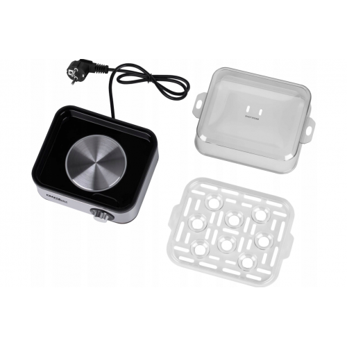 Elektriskā olu vārītāja, pilnībā no stikla, 8 olām, 500 W (KD4118)