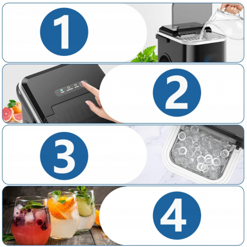 Ledus kubiņu gatavošanas ierīce 110W 1L no Kraft&Dele (KD4123)