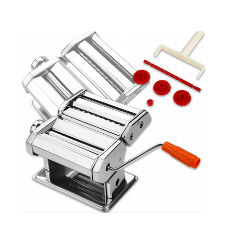 Makaronu mašīna rullēšanai, griešanai, pelmeņu pagatavošanai 3in1 (KD4127)