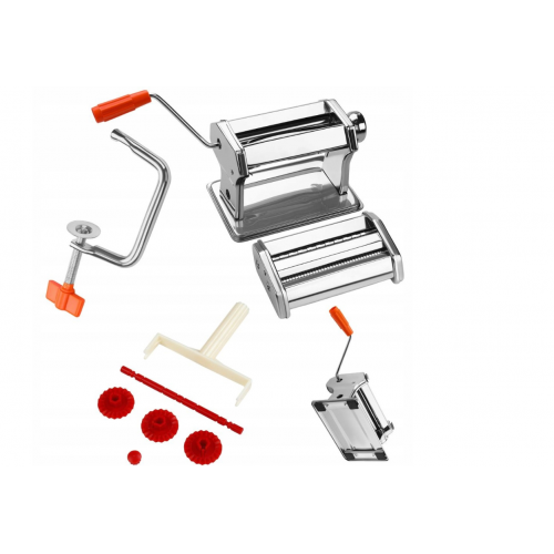 Makaronu mašīna rullēšanai, griešanai, pelmeņu pagatavošanai 3in1 (KD4127)