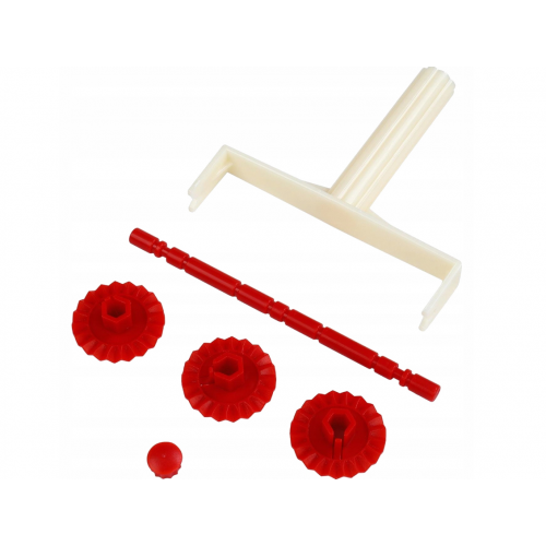 Makaronu mašīna rullēšanai, griešanai, pelmeņu pagatavošanai 3in1 (KD4127)