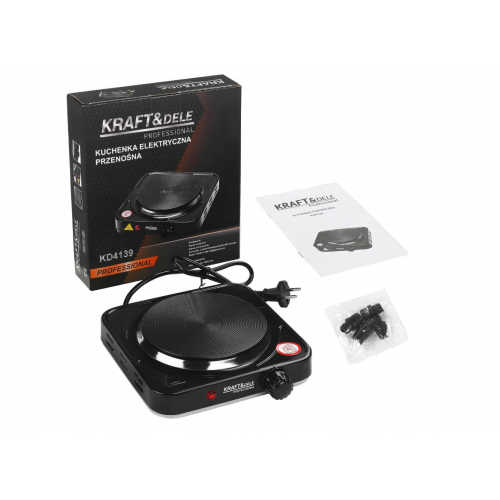 Электрическая портативная плита с одной конфоркой мощностью 1500 Вт (KD4139)