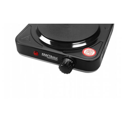 Электрическая портативная плита с одной конфоркой мощностью 1500 Вт (KD4139)