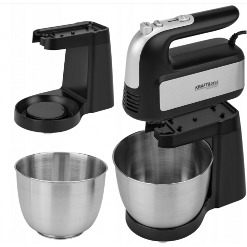Virtuves rokas mikseris ar bļoda 1000W 4,5L no KraftDele (KD4141)