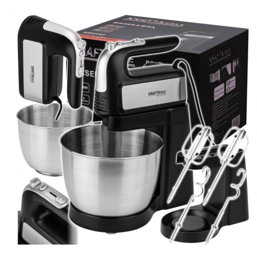 Virtuves rokas mikseris ar bļoda 1000W 4,5L no KraftDele (KD4141)