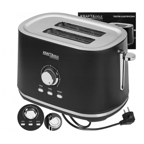 Elektriskāis tosterīte 1000 W KRAFT&DELE (KD4156)