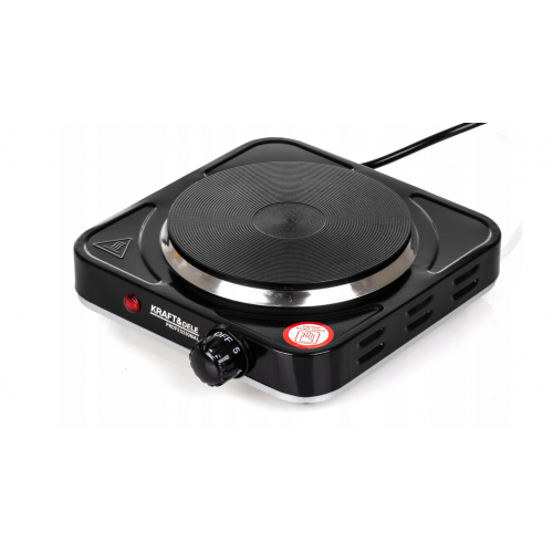 Elektriskā plīts 230V viens deglis 1500W pārnēsājama no Kraft&Dele (KD4165)