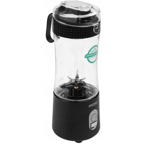 Pārnēsājams bezvadu uzlādējams blenderis ar USB-C savienojumu, 380 ml / 2 x 3000 mAh KRAFT&DELE (KD4170)